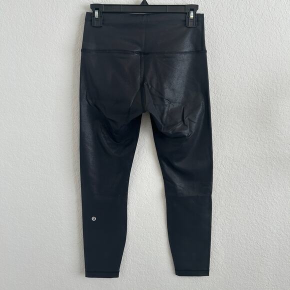 Lululemon Wunder Train High-Rise Tight 25" Foil Sz 8 - Picture 3 of 7